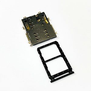 P/N: KMCX1NSM640541 Dual nano SIM Card Socket with Eject Tray Type