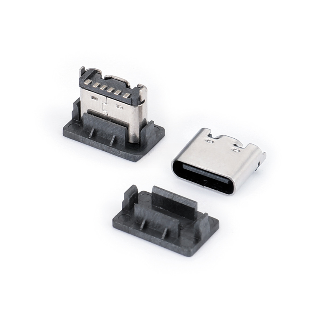 USB Type C Female Connector,Female,6P