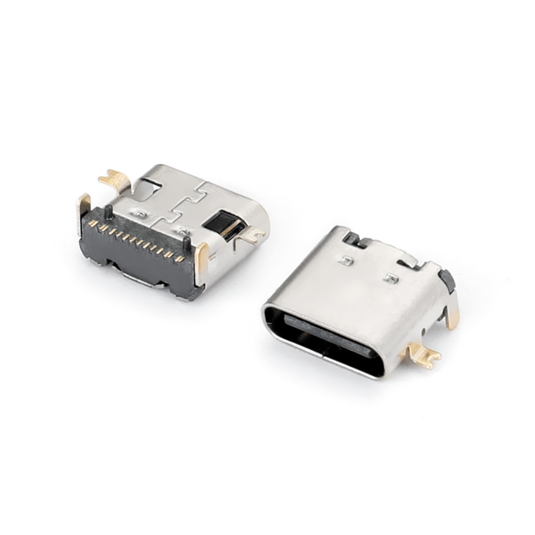 USB Type C Female Connector,Female,16P