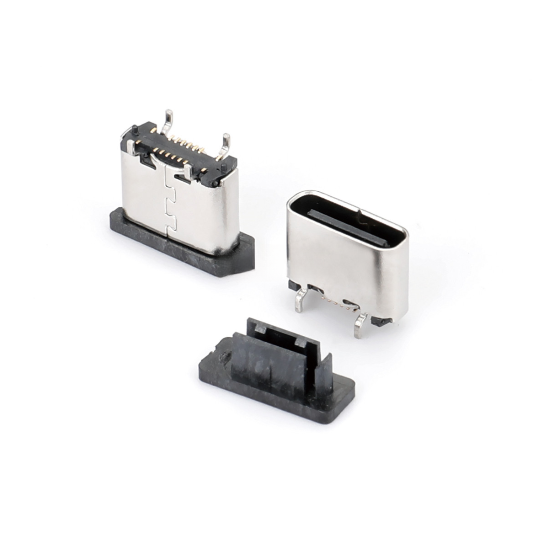 USB Type C Female Connector, Female,16P