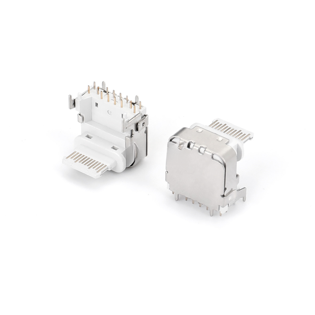 USB Type C Female Connector, Female,16P