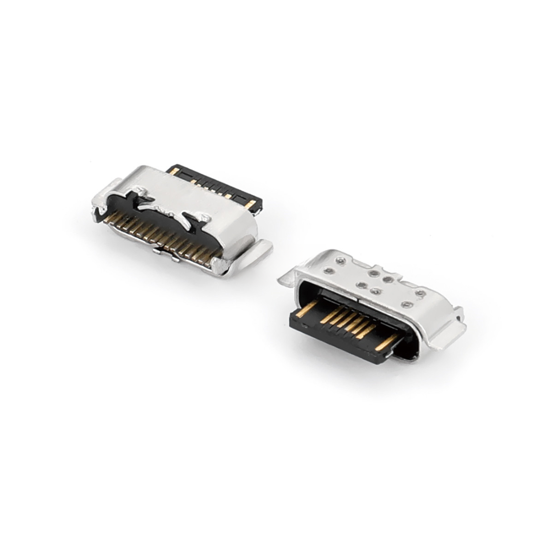USB Type C Female Connector, Female,16P