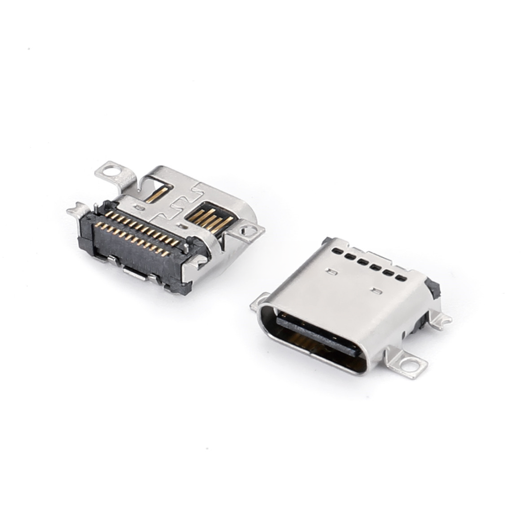 USB Type C Female Connector,Female,24P