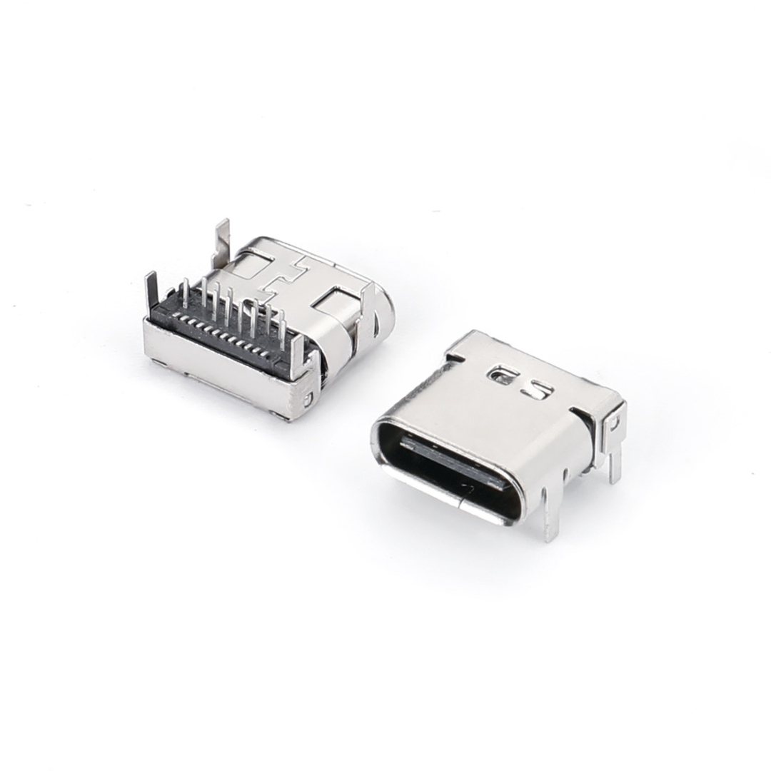 USB Type C Female Connector,Female,24P