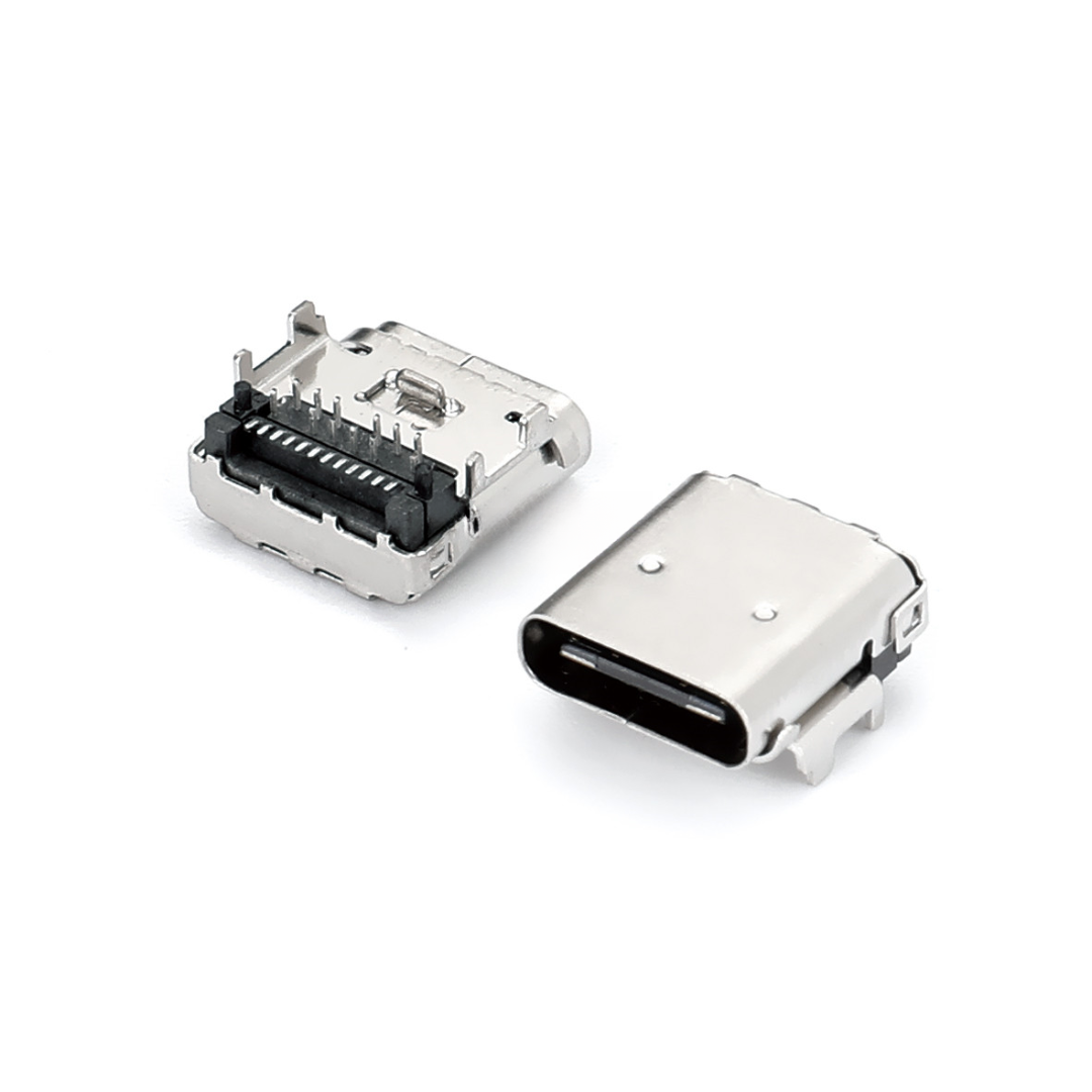 USB Type C Female Connector,Female,24P