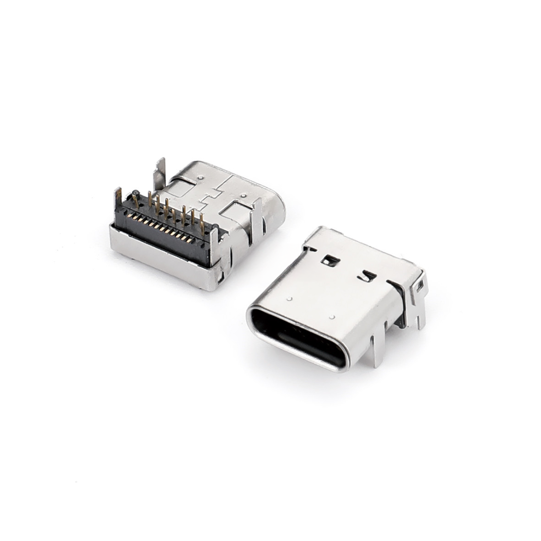 USB Type C Female Connector,Female,24P