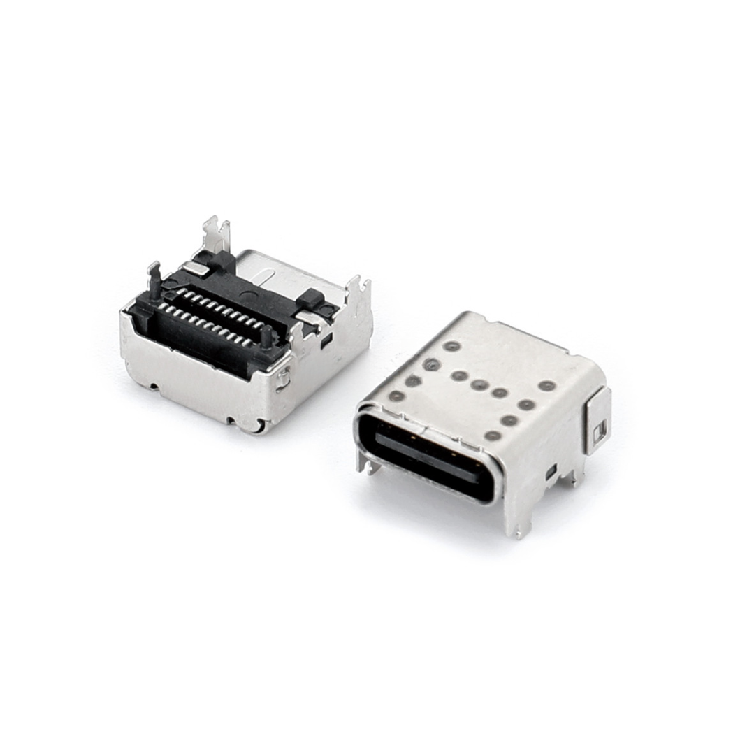 USB Type C Female Connector,Female,24P