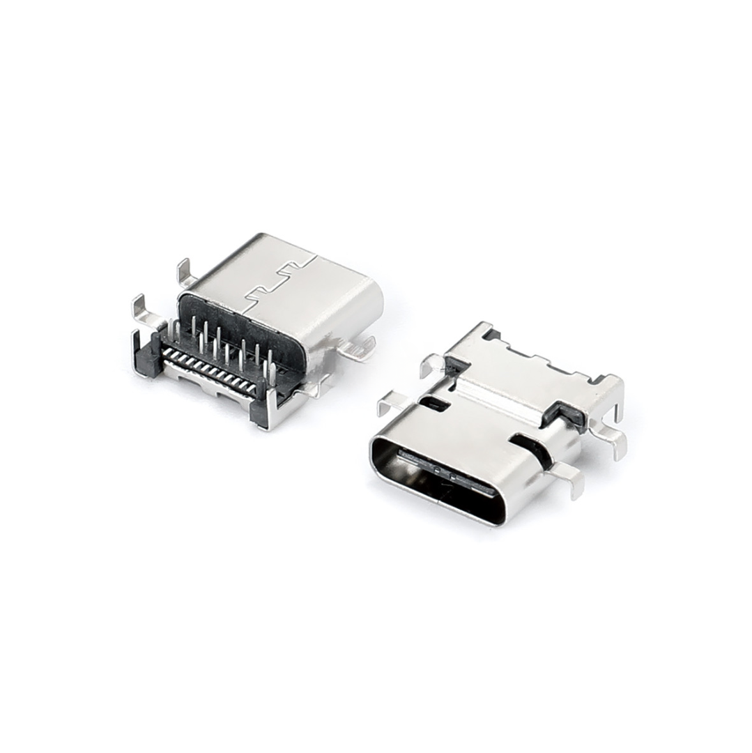 USB Type C Female Connector,Female,24P