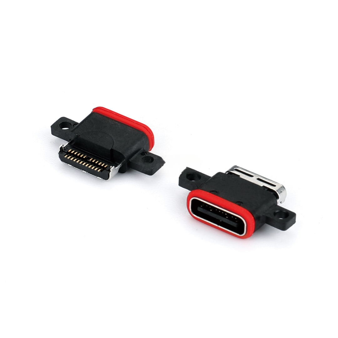 KMUCW24003L USB Type C Female Connector,Waterproof Female,24P
